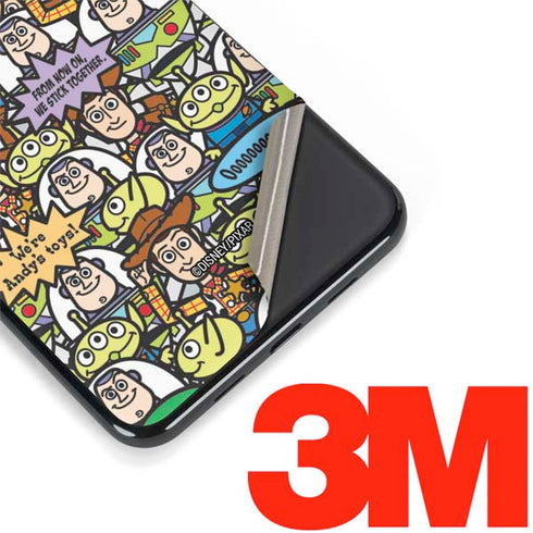 Disney Toy Story Characters Collage Pattern Google Pixel 3a XL Skin